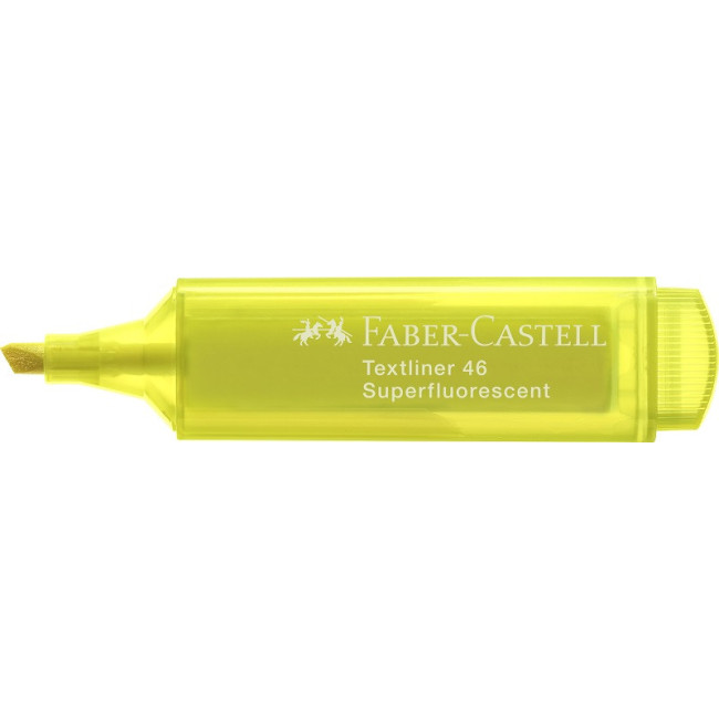 ▷ ROTULADOR FABER CASTELL AMARILLO TEXTLINER FLUOR 46 | Taine - Imagen 1