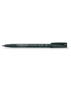 ▷ ROTULADOR STAEDTLER F PERMANENTE 0,6MM NEGRO LUMOCOLOR | Taine - Imagen 1