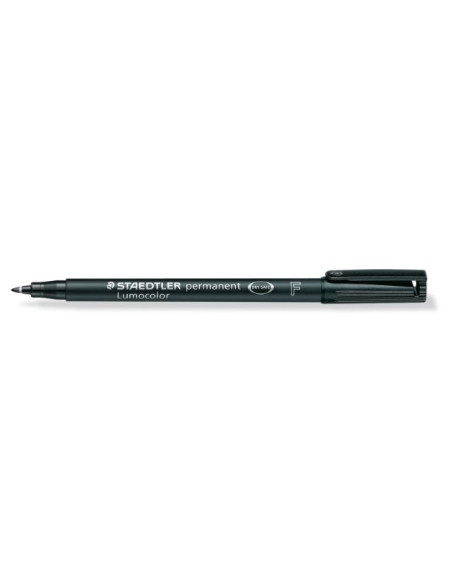 ▷ ROTULADOR STAEDTLER F PERMANENTE 0,6MM NEGRO LUMOCOLOR | Taine - Imagen 1