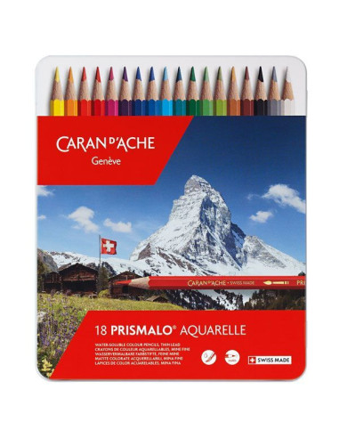 ▷ LAPICES PRISMALO 18 UDS ACUARELABLES CARAN DACHE | Taine - Imagen 1