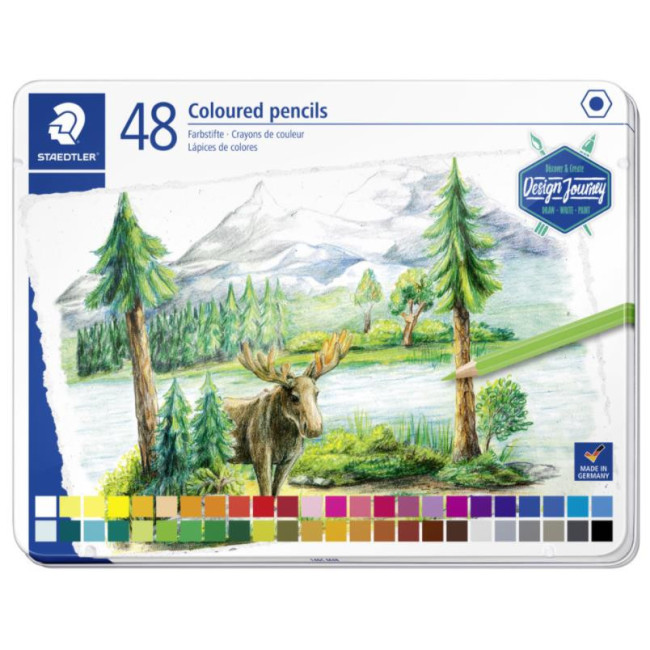 ▷ LAPICES STAEDTLER 48 UDS DESING JOURNEY | Taine - Imagen 1