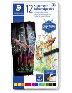 ▷ LAPICES STAEDTLER 12 UDS COLOR SOFT | Taine - Imagen 1