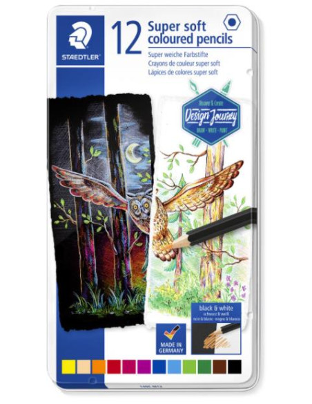 ▷ LAPICES STAEDTLER 12 UDS COLOR SOFT | Taine - Imagen 1