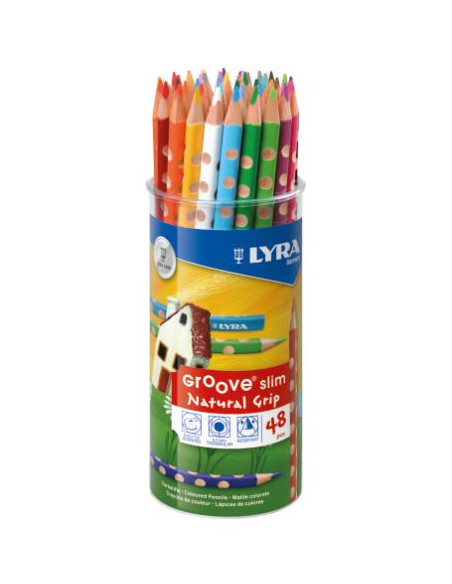 ▷ LAPICES LYRA 48 UDS. SLIM MINA 3,3 MM GROOVE | Taine - Imagen 1
