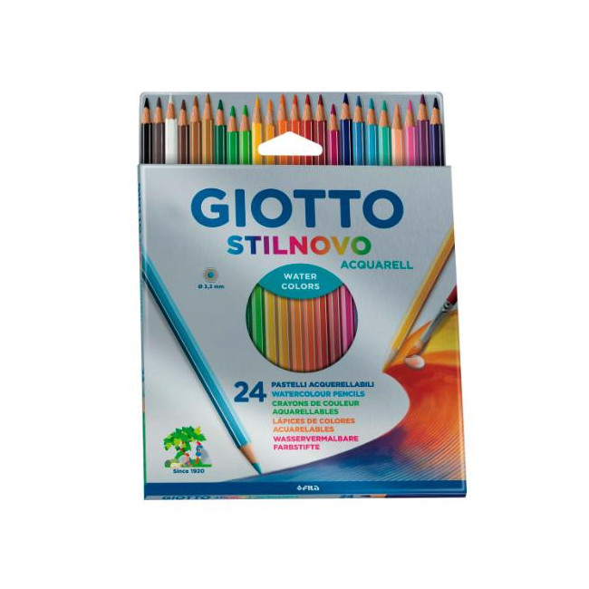 ▷ LAPICES GIOTTO 24 UDS COLORES ACUARELABLE | Taine - Imagen 1