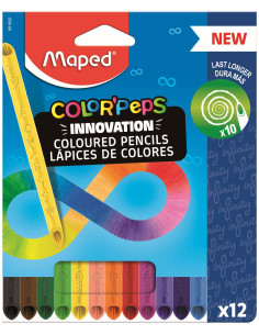 ▷ LAPICES MAPED 12 UDS COLOR INFINITY | Taine - Imagen 1