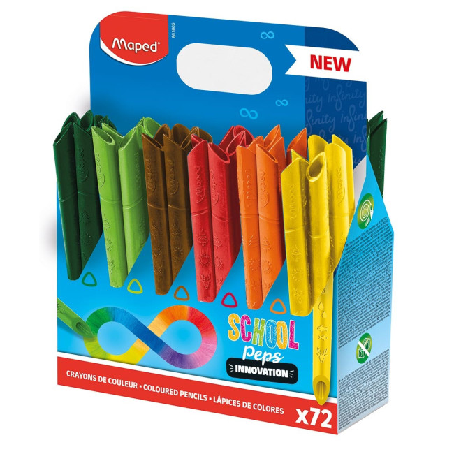 ▷ LAPICES MAPED 72 UDS COLOR INFINITY | Taine - Imagen 1