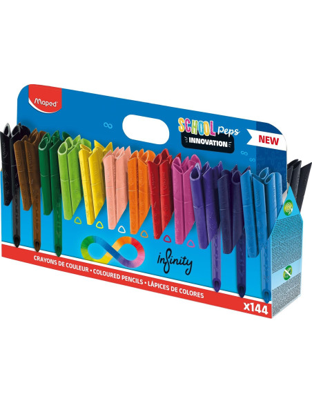 ▷ LAPICES MAPED 144 UDS COLOR INFINITY | Taine - Imagen 1