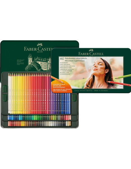 ▷ LAPICES FABER CASTELL 102 UDS LAPICES POLYCROMOS | Taine - Imagen 1