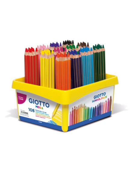 ▷ LAPICES GIOTTO 108 UDS MEGA SCHOOLPACK | Taine - Imagen 1