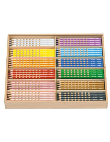 ▷ LAPICES LYRA 144 UDS GRUESOS SCHOOLPACK MINA 4,25 MM GROOVE | Taine - Imagen 1