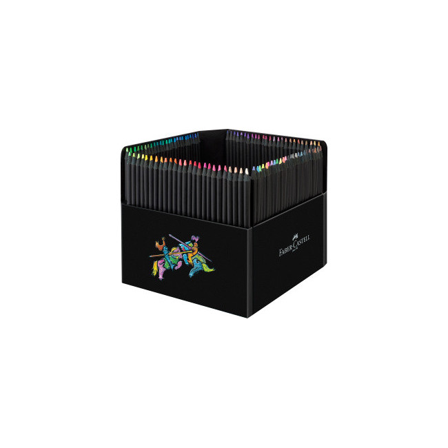 ▷ LAPICES FABER CASTELL 100 UDS COLORES BLACK EDITION | Taine - Imagen 1