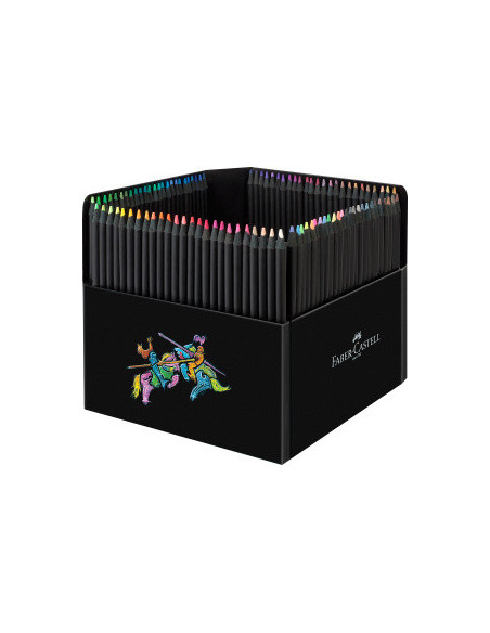 ▷ LAPICES FABER CASTELL 100 UDS COLORES BLACK EDITION | Taine - Imagen 1
