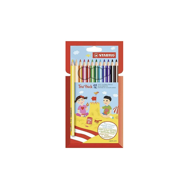 ▷ LAPICES STABILO 12 UDS COLOR TRIO | Taine - Imagen 1