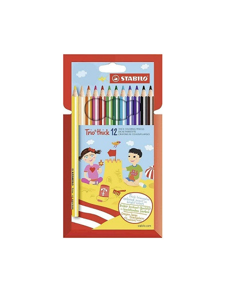 ▷ LAPICES STABILO 12 UDS COLOR TRIO | Taine - Imagen 1