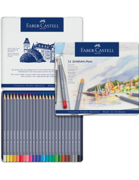 ▷ LAPICES FABER CASTELL 24 UDS AQUARELABLES GOLDFABER | Taine - Imagen 1