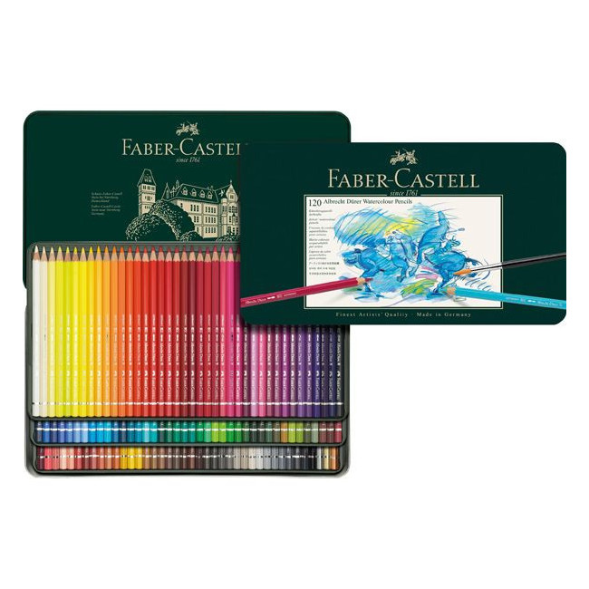 ▷ LAPICES FABER CASTELL 120 UDS ACUARELABLE C/ METAL | Taine - Imagen 1
