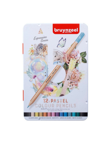 ▷ LAPICES BRUYNZEEL 12 UDS PASTEL | Taine - Imagen 1