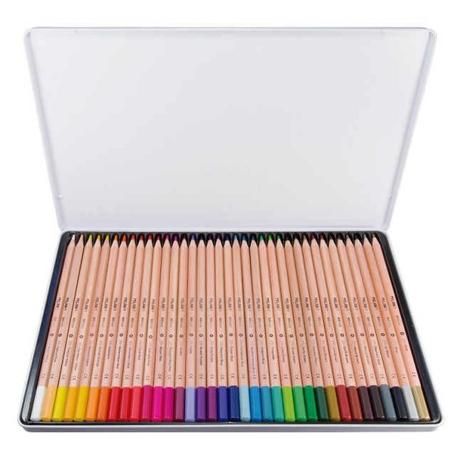 ▷ LAPICES MILAN 36 UDS COLORES METALICA | Taine - Imagen 1