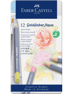 ▷ LAPICES GOLDFABER 12 UDS ACUARELABLES PASTEL | Taine - Imagen 1