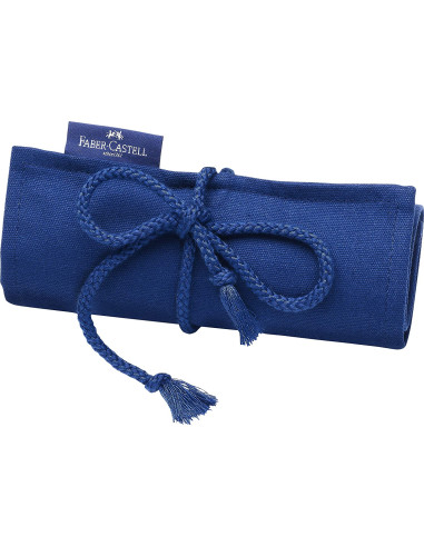 ▷ ESTUCHE FABER CASTELL ENRROLLABLE VACIO AZUL | Taine - Imagen 1