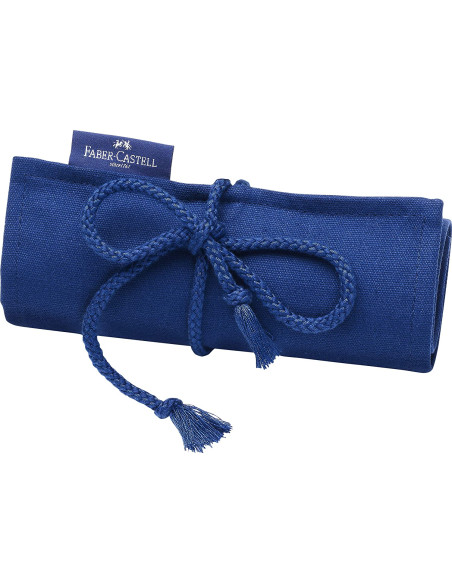 ▷ ESTUCHE FABER CASTELL ENRROLLABLE VACIO AZUL | Taine - Imagen 1