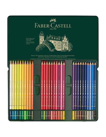 ▷ LAPICES FABER CASTELL 60 UDS POLYCROMOS C.METAL | Taine - Imagen 1