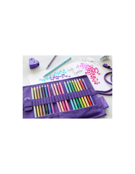 ▷ LAPICES FABER CASTEL 20 UDS ESTUCHE ENROLLABLE SPARIDE | Taine - Imagen 2