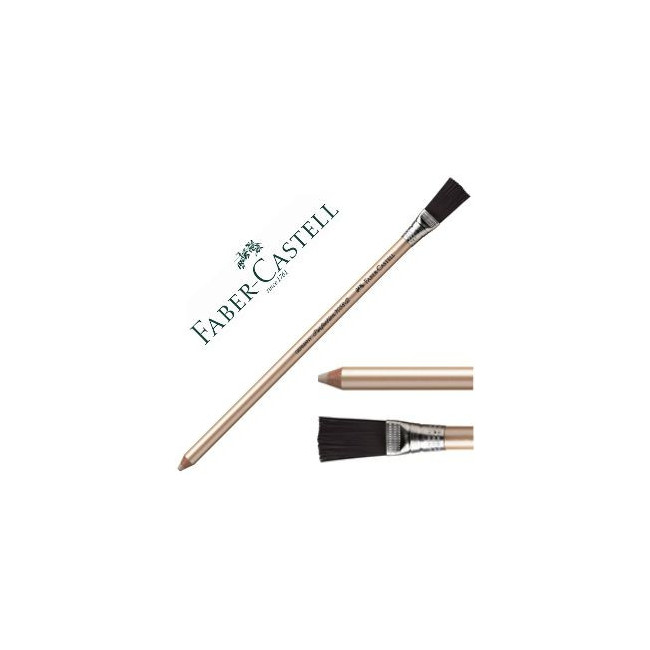 ▷ LAPIZ FABER CASTELL GOMA 7058B CON ESCOBILLA | Taine - Imagen 1