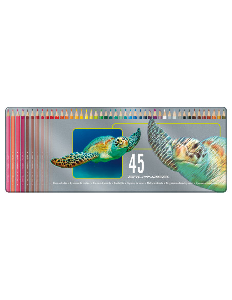 ▷ LAPICES BRUYUZEEL 45 UDS METAL TORTUGA COLO | Taine - Imagen 1