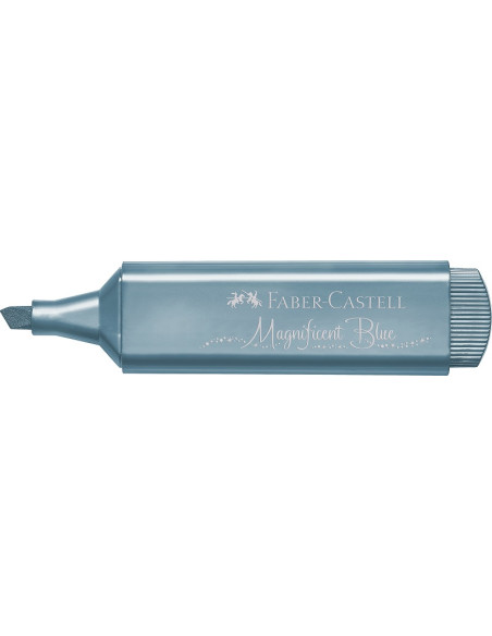 ▷ ROTULADOR FABER CASTELL AZUL TEXTLINER METALICO | Taine - Imagen 1