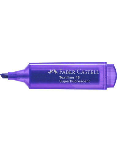 ▷ ROTULADOR FABER CASTELL VIOLETA TEXTLINER FLUOR | Taine - Imagen 1