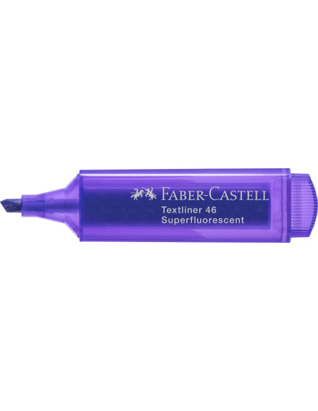 ▷ ROTULADOR FABER CASTELL VIOLETA TEXTLINER FLUOR | Taine - Imagen 1