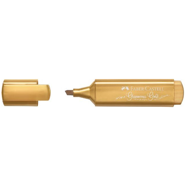 ▷ ROTULADOR FABER CASTELL ORO METALICO TEXTLINER 46 | Taine - Imagen 1