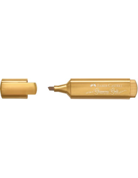 ▷ ROTULADOR FABER CASTELL ORO METALICO TEXTLINER 46 | Taine - Imagen 1