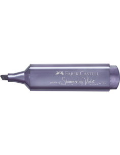 ▷ ROTULADOR FABER CASTELL VIOLETA TEXTLINER METÁLICO 46 | Taine - Imagen 1