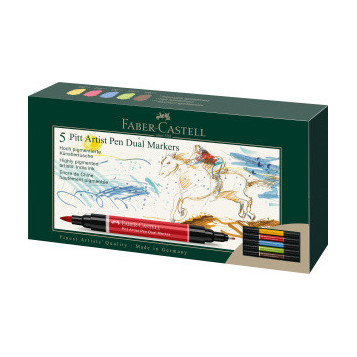 ▷ ROTULADORES PITT PACK 4 UDS ARTIS DUAL (TINTA CHINA) | Taine - Imagen 1