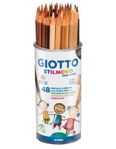 ▷ LAPICES GIOTTO 48 UDS STILNOVO SKIN TONES | Taine - Imagen 1