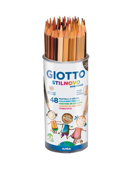 ▷ LAPICES GIOTTO 48 UDS STILNOVO SKIN TONES | Taine - Imagen 1