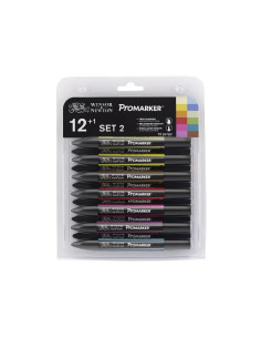 ▷ ROTULADORES PROMARKER 12 UDS ESTUCHE | Taine - Imagen 1