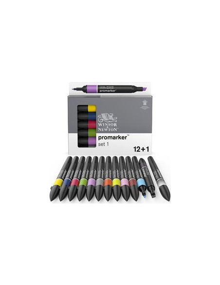 ▷ ROTULADORES PROMARKER 12 UDS +1 UDS ESTUCHE | Taine - Imagen 1