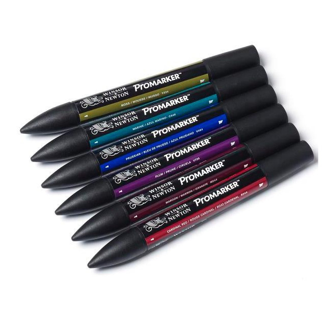 ▷ ROTULADORES PROMARKER 6 UDS RICH TONES | Taine - Imagen 1