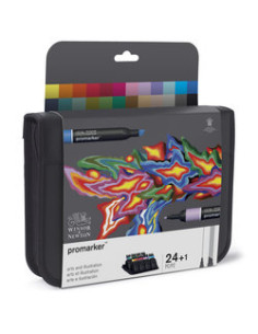 ▷ ROTULADORES PROMARKER 24 UDS ARTE E ILUSTRACION | Taine - Imagen 1