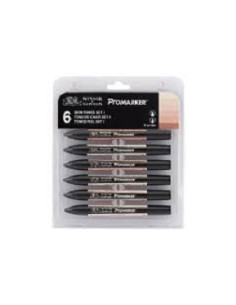 ▷ ROTULADORES PROMARKER 6 UDS TONOS PIEL WN | Taine - Imagen 1