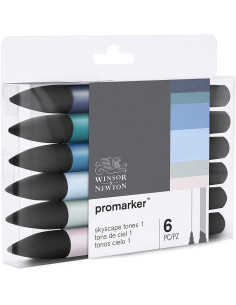 ▷ ROTULADORES PROMARKER 6 UDS SKYSCAPE | Taine - Imagen 1