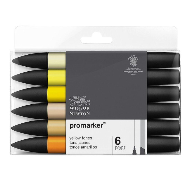 ▷ ROTULADORES PROMARKER 6 UDS TONOS AMARILLOS | Taine - Imagen 1