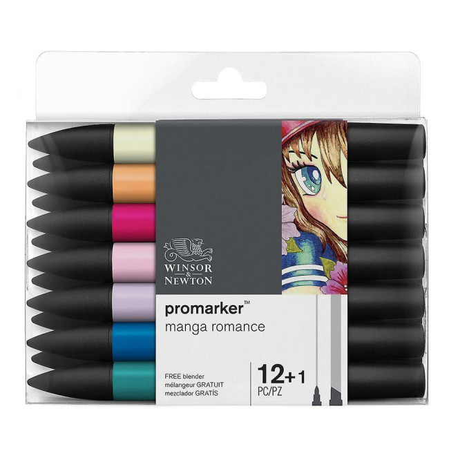 ▷ ROTULADORES PROMARKER 12+1 UDS MANGA ROMANCE | Taine - Imagen 1