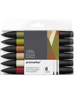 ▷ ROTULADORES PROMARKER 6 UDS LANDSCAPE | Taine - Imagen 1