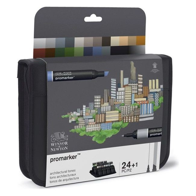 ▷ ROTULADORES PROMARKER 24 UDS TONOS ARQUITECTURA | Taine - Imagen 1
