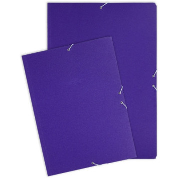 ▷ *CARPETA GRAFOPLAS A5 CARTONCILLO AZUL SOLAPAS GOMAS | Taine - Imagen 1